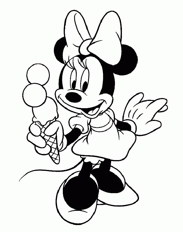 Minnie kolorowanki